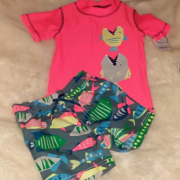 NWT  Boys Carter's 2 Piece Swim Set - Picture 8 of 8
